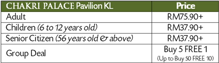 chakri express pavillion KL
