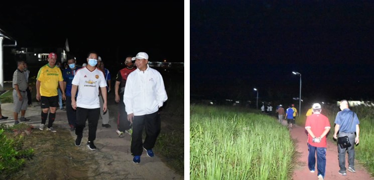 trek joging tamparuli