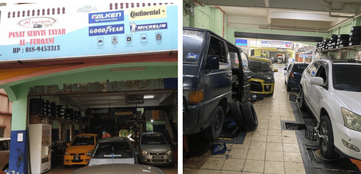 Kedai Tayar Al-furqani Tyre, Jalan Klang Lama, Petaling Jaya