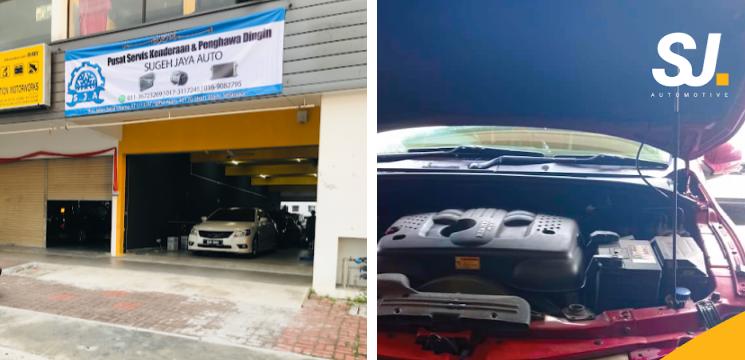 Kedai SJ Automotive Pakar Repair Aircond Kereta Shah Alam, Setia Alam