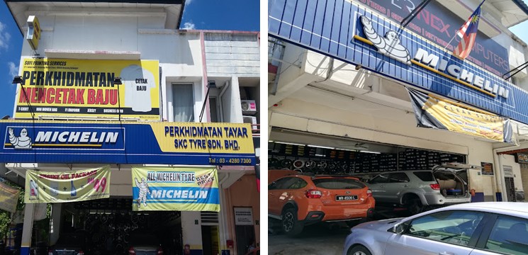 kedai tayar di ampang