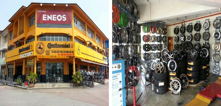 kedai tayar di segamat